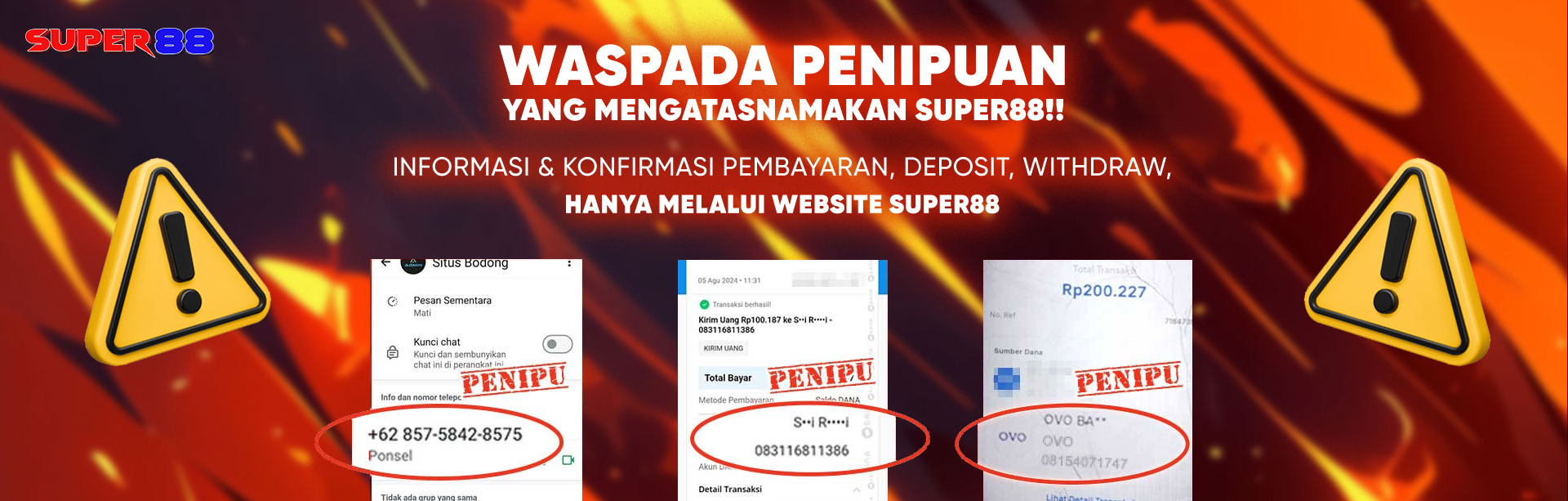HATI-HATI PENIPUAN